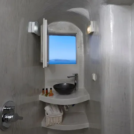 Willa Elegant Santorini House Horizon Caldera View-outdoor Hot