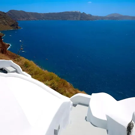 Elegant Santorini House Horizon Caldera View-outdoor Hot Tub Oia Villa Tholos (Santorini)