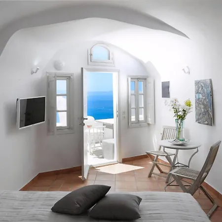 Willa Elegant Santorini House Horizon Caldera View-outdoor Hot Tholos (Santorini)