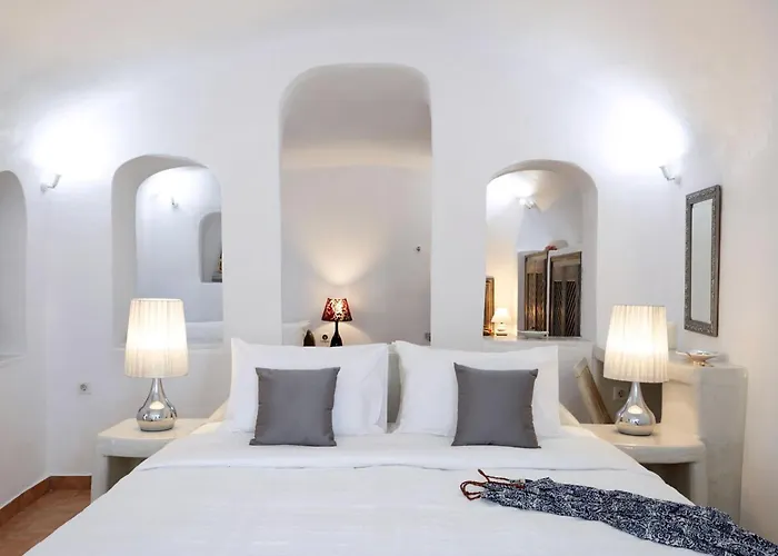 Elegant Santorini House Horizon Caldera View-outdoor Hot *