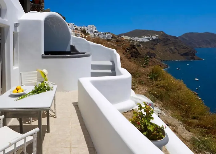 Elegant Santorini House Horizon Caldera View-outdoor Hot Villa *