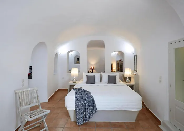 Elegant Santorini House Horizon Caldera View-outdoor Hot