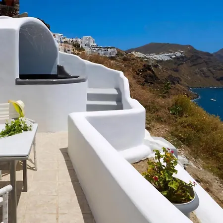 Elegant Santorini House Horizon Caldera View-outdoor Hot 빌라 *