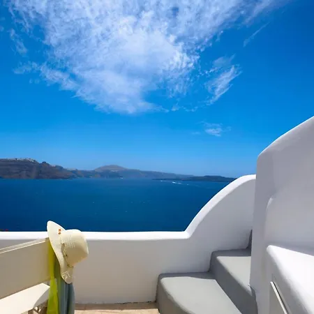 Elegant Santorini House Horizon Caldera View-outdoor Hot